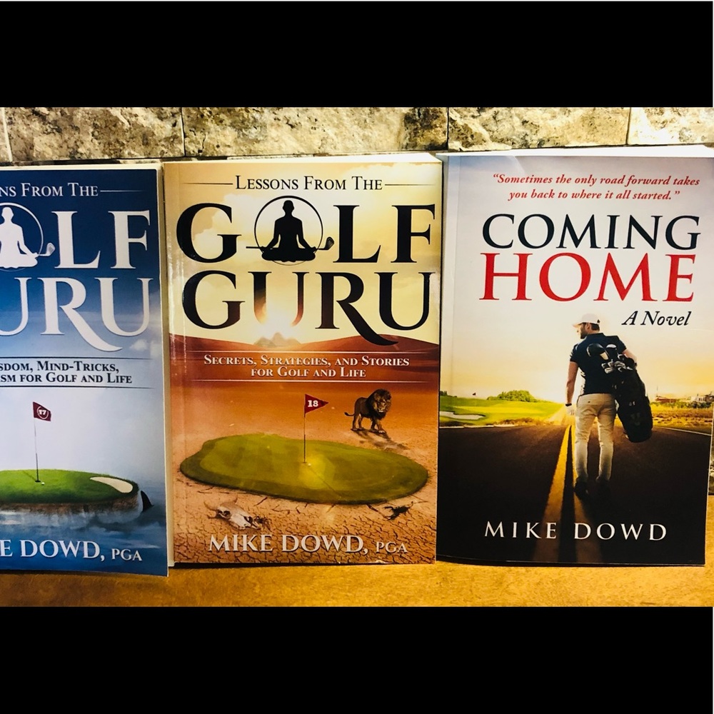 GOLF books…awesome reads!!!  NEW. Great gift for the golfer in your life!